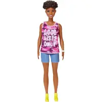 Barbie Fashionistas Puppe im pinken Camouflage Tanktop