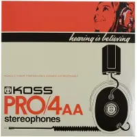 Koss PRO4AA, Kabelgebunden, 10 - 25000 Hz, Bühne/Studio, Kopfhörer, Beige, Schwarz