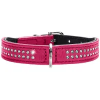 Annan Tillverkare Halsband Diamond Petit XS (30), pink/schwarz