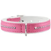 Hunter Halsband Modern Art Luxus XS (32), pink/weiß