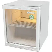 Gastro-Cool - Glastürkühlschank - mini - silber - GCKW50