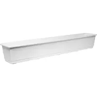 Geli Blumenkasten Standard Kunststoff 100x17x14 cm weiss