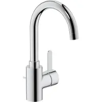 GROHE Waschtischmischer Eurosmart Cosmopolitan, seitliche Betätigung, schwenkbar (Ausführung: verchromt. schwenkbar. Einhebelmischer)