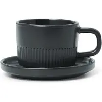 Marc O'Polo Espressokop Met Schotel Moments Anthracite 100 ml (4-delig)