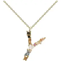 PD Paola - Buchstabe ''Y'' Halskette - gold