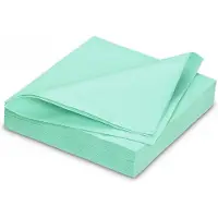 Gala 25 Servietten stoffähnlich 40x40cm Airlaid saugstark Einweg Tischservietten zum Falten Einfarbige Papierservietten für Hochzeit Geburtstag Party Aqua