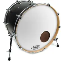 Evans EQ3 Glattes weißes Bass Drumfell 22