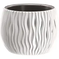 Prosperplast Sandy Decoration Bowl 16.1x23.8x23.8 Cm Weiß