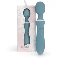 Bloom Orchid Wand - Wiederaufladbarer Massagevibrator (türkis)