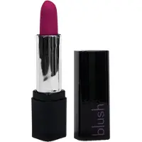 Blush Lipstick Rosé - wasserdichter Vibrator in Lippenstiftform (schwarz-pink)