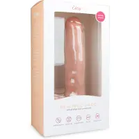 Easytoys Dildo Collection - Großer Dildo mit Saugnapf und Hoden (29,5cm) - natur