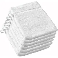 De Witte Lietaer Waschlappen Othello Weiß (6er Set)