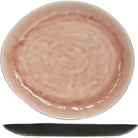 Cosy & Trendy Flacher Teller Laguna Old Rose 32,5 x 28,5 cm (2er-Set)