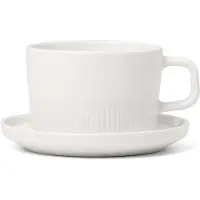 Marc O'Polo Koffiekop Met Schotel Moments Chalk White 200 ml (4-delig)