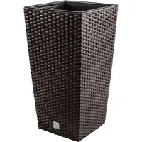 Prosperplast Flowerpot Rato 7.2l 17x17x32.4 Cm Braun