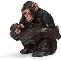 Schleich Schimpansen-Weibchen mit Baby