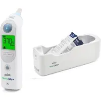 Welch Allyn Braun Welch Allyn ThermoScan Pro 6000 mit Basiseinheit klein, Ohr-Fieberthermometer 06000-200