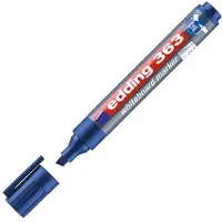 Edding Whiteboard Marker 363, Keilspitze, 10 Stück, blau