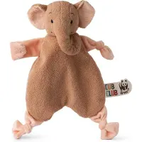 WWF Cub Club - Schmusetuch Ebu der Elefant (beige, 30cm) für Kleinkinder Elephant Schnuffeltuch