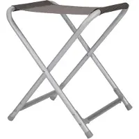 Eurotrail Rosascampinghocker 40 x 40 x 46 cm aluminium anthrazit