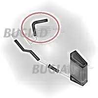 BUGIAD 87611 Turbo Ladeluftschlauch für VW Touareg (7LA, 7L6, 7L7)