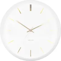 Karlsson - Wanduhr Globe - Weiß - Ø40cm
