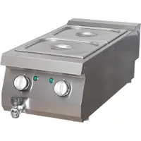 Maxima - Gastro Premium Bain Marie - Einzeleinheit - 90 cm Tief - Elektrisch