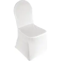 Bolero Stuhlüberzug weiß