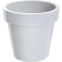 Prosperplast - Kunststoffpflanztopf Lofly in Weiß 13,4 x 13,4 x 12 cm