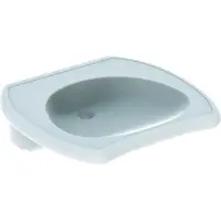 Geberit Waschtisch Vitalis 65x60cm, w, o. Hahnl., o. ÜL, barrieref.