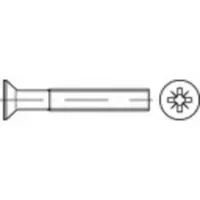 Toolcraft 1065956 Senkschrauben M2 6 mm Kreuzschlitz Pozidriv DIN 965 Edelstahl A2 1000 St.