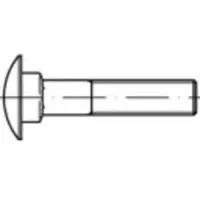 Toolcraft 1061469 Flachrundschraube M16 150 mm Vierkant DIN 603 Edelstahl A2 1 St.