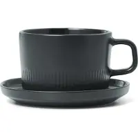Marc O'Polo Koffiekop Met Schotel Moments Anthracite 200 ml (4-delig)