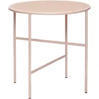 Hubsch Beistelltisch Metall / Glas - nackt