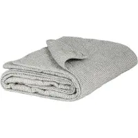 Ib Laursen Quilt gestreift in grau | Gr.: onesize