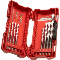 Milwaukee Universalbohrersatz SHOCKWAVE 8-teilig 4/5/6/8/10/12 mm 6-kant