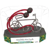 Recent toys Metall Fahrrad Puzzle - Denkspiel für Erwachsene und Jugendliche