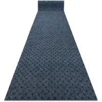 Rugsx Türmatte rutschfest 100 cm VECTRA 800 Draußen, Innen blau 100x380 cm