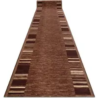 Rugsx Läufer Antirutsch ADAGIO braun 90x270 cm