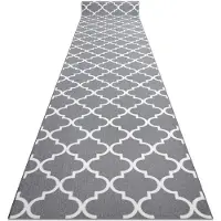 Rugsx Läufer Antirutsch 100 cm grau 30352 100x450 cm