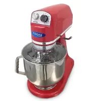 Maxima - Gastro Planetenmischer - 7 l - Bis zu 2 kg Teig - Raspberryrot