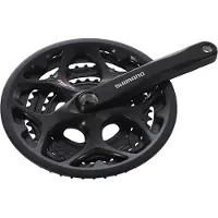 Shimano Tourney FC-A073 Kurbelgarnitur 7/8-fach schwarz 2022 Kurbelgarnituren