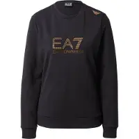 EA7 für Damen. 8NTM45_TJ9RZ Evolution Sweatshirt schwarz (XL), Lässig, Polyester, Langarm