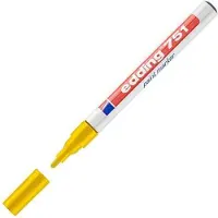 Edding Lackmarker 751, 1-2 mm, gelb, 10 Stück