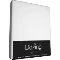 Dozing Spannbettlaken Weiß (Baumwolle)-90 x 210 cm