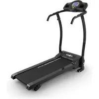 Klarfit Pacemaker X3 Laufband - 1,5 PS Treadmill, Laufbahn mit Trainingscomputer, Geschwindigkeit: 0,8 - 12km/h, LCD-Display, 12 Programme, Pulsmesser, anthrazit