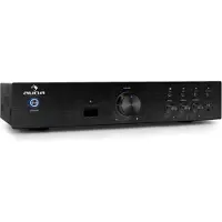 Auna AV2-CD508BT HiFi-Verstärker 600Wmax. AUX Bluetooth silber Schwarz-Metallic