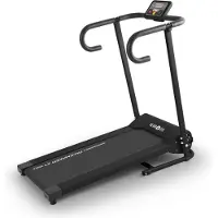 Klarfit Pacemaker X1 Laufband Klappbar Laufband für Zuhause Elektrisch Laufband Treadmill Walking Pad, 500 Watt, Geschwindigkeit: 1-10 km/h, Pianoschwarz