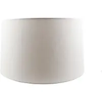 QAZQA Leinen Lampenschirm weiß 45 cm