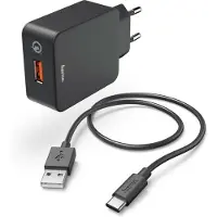 Hama 00183230, Drinnen, AC, 12 V, 3 A, 1,5 m, Schwarz